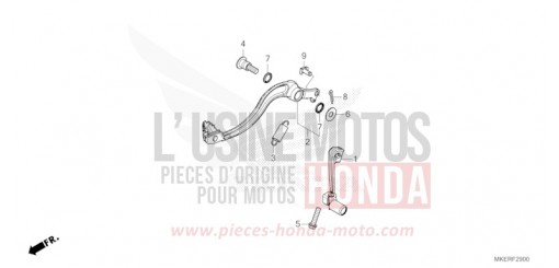PEDALE CRF450RXS de 2025